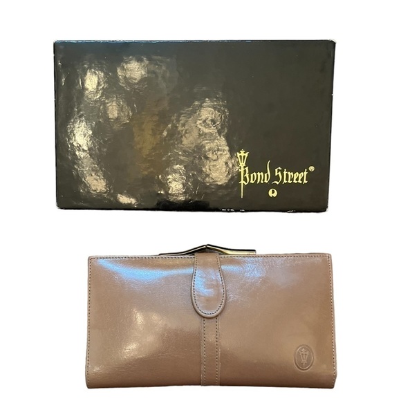 Vintage 1960s WALLET Soft Leather New In Box Beige Authentic Great Gift - Picture 14 of 16